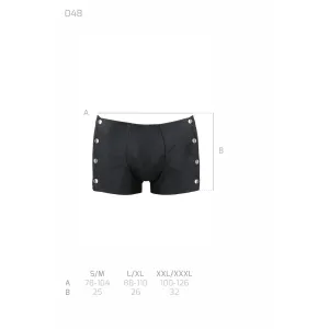 Schwarzer Herren Shorts 048 von Passion