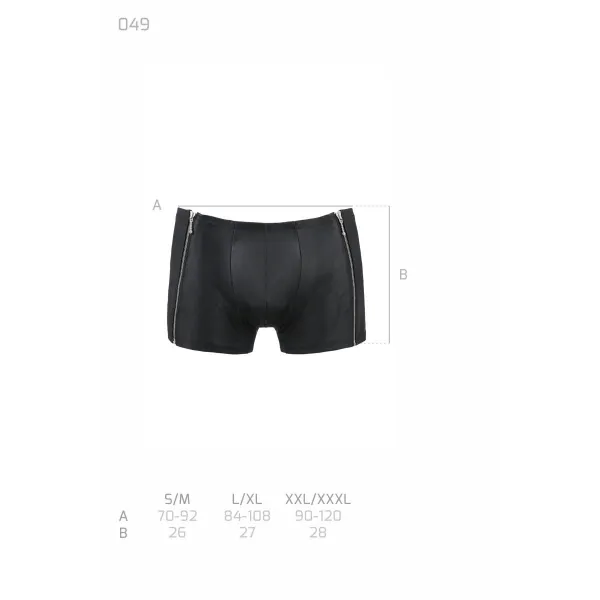 Schwarzer Herren Shorts 049 von Passion | Fesselliebe.de