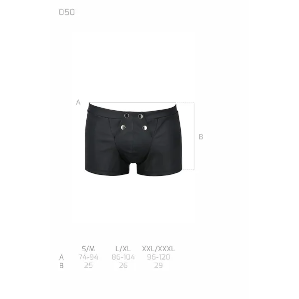 Schwarzer Herren Shorts 050 von Passion | Fesselliebe.de