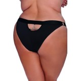 Schwarzer Knickers mit Spitze AA053643 von Anais Apparel Plus Size | Fesselliebe.de