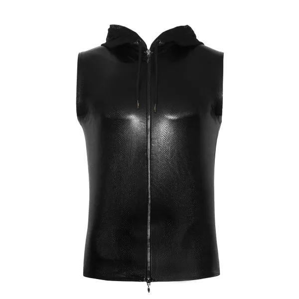 Kapuzenshirt mit Zwei-Wege Zipper H066 von Noir Handmade Alpha Collection | Fesselliebe.de