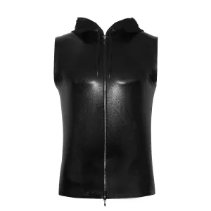 Kapuzenshirt mit Zwei-Wege Zipper H066 von Noir Handmade Alpha Collection