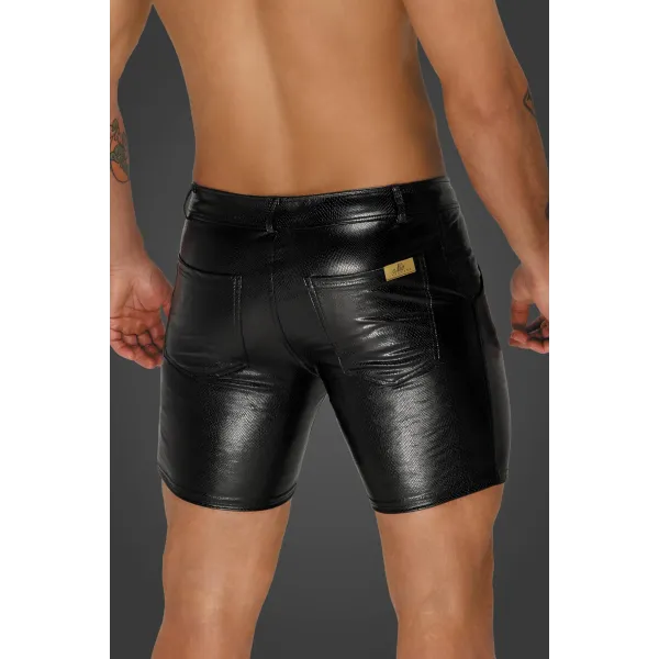 Snake wetlook Shorts H068 von Noir Handmade Alpha Collection | Fesselliebe.de