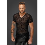 Leopard Flock T-Shirt H071 von Noir Handmade Alpha Collection | Fesselliebe.de