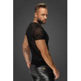 Leopard Flock T-Shirt H071 von Noir Handmade Alpha Collection | Fesselliebe.de