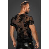 Flower Flock T-Shirt H073 von Noir Handmade Alpha Collection | Fesselliebe.de