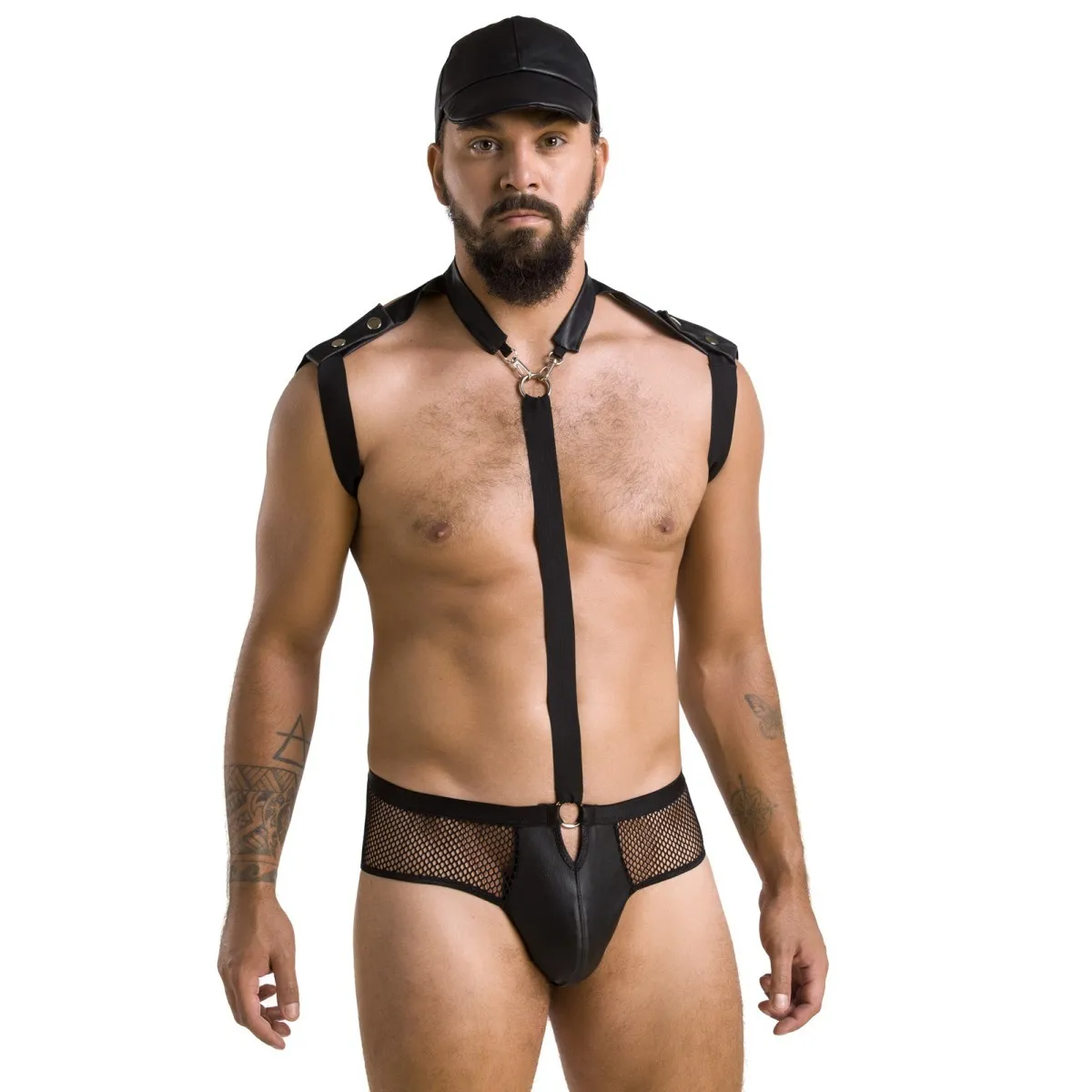Schwarzes Harness Set 038 von Passion | Fesselliebe.de