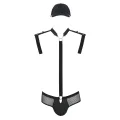 Schwarzes Harness Set 038 von Passion
