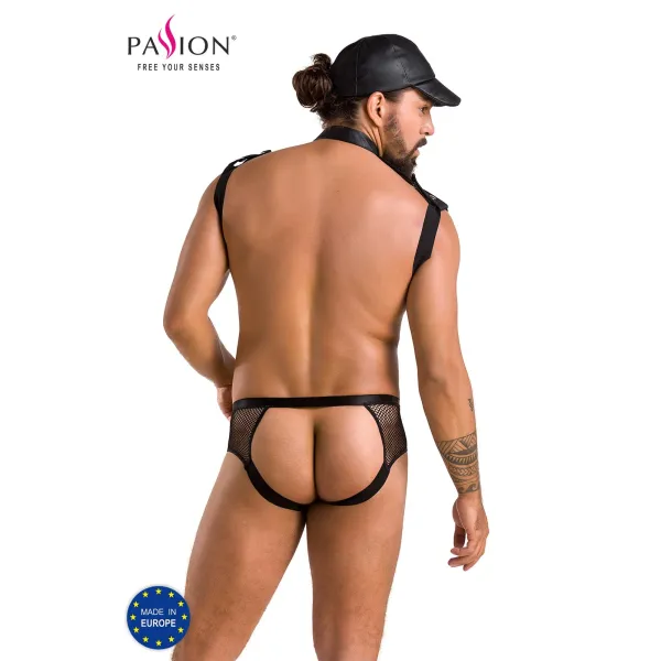 Schwarzes Harness Set 038 von Passion | Fesselliebe.de
