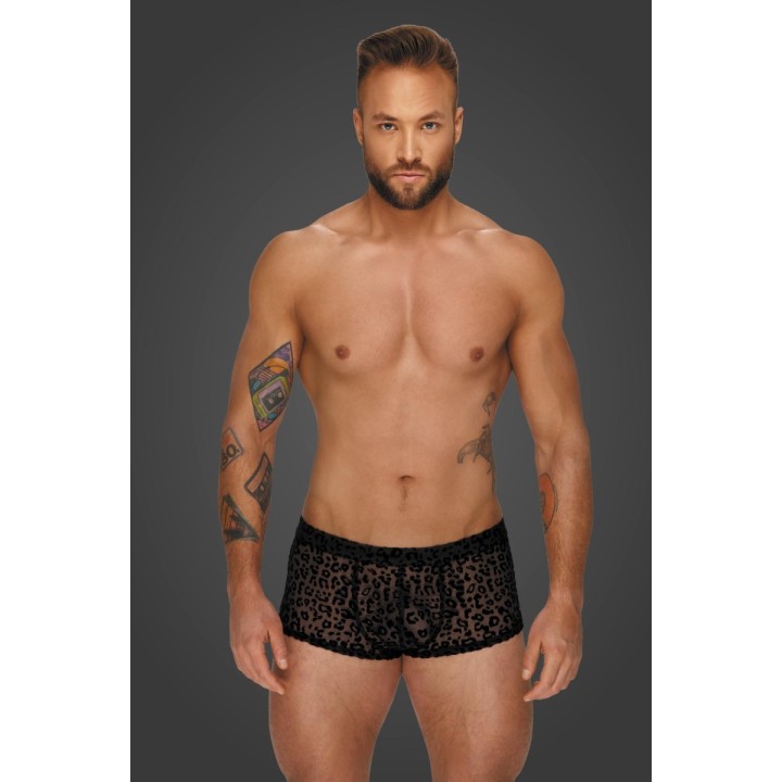 Leopard Flock Shorts H072 von Noir Handmade Aplpha Collection | Fesselliebe.de