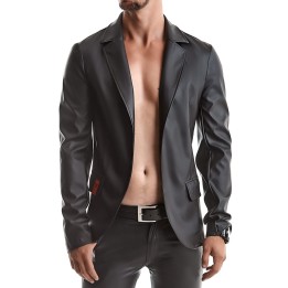 Herren Jacke RMNicola001 schwarz von Regnes Fetish Planet Red Mark 2 | Fesselliebe.de
