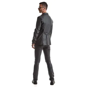 Herren Jacke RMNicola001 schwarz von Regnes Fetish Planet Red Mark 2