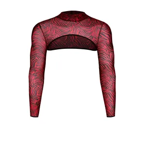 Crop Top RELeonel001 schwarz/rot von RFP Razor’s Edge Kollektion