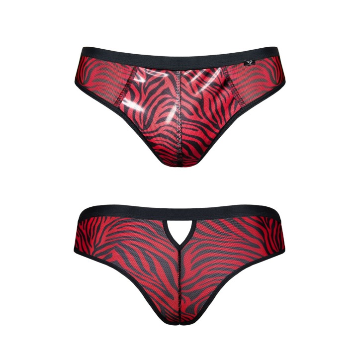 Netz-Slip RESamuel001 schwarz/rot von RFP Razor’s Edge Kollektion | Fesselliebe.de