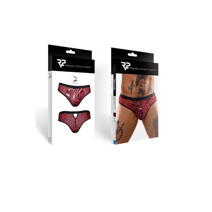 Netz-Slip RESamuel001 schwarz/rot von RFP Razor’s Edge Kollektion | Fesselliebe.de