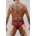Netz-Slip REAndres001 schwarz/rot von RFP Razor’s Edge Kollektion