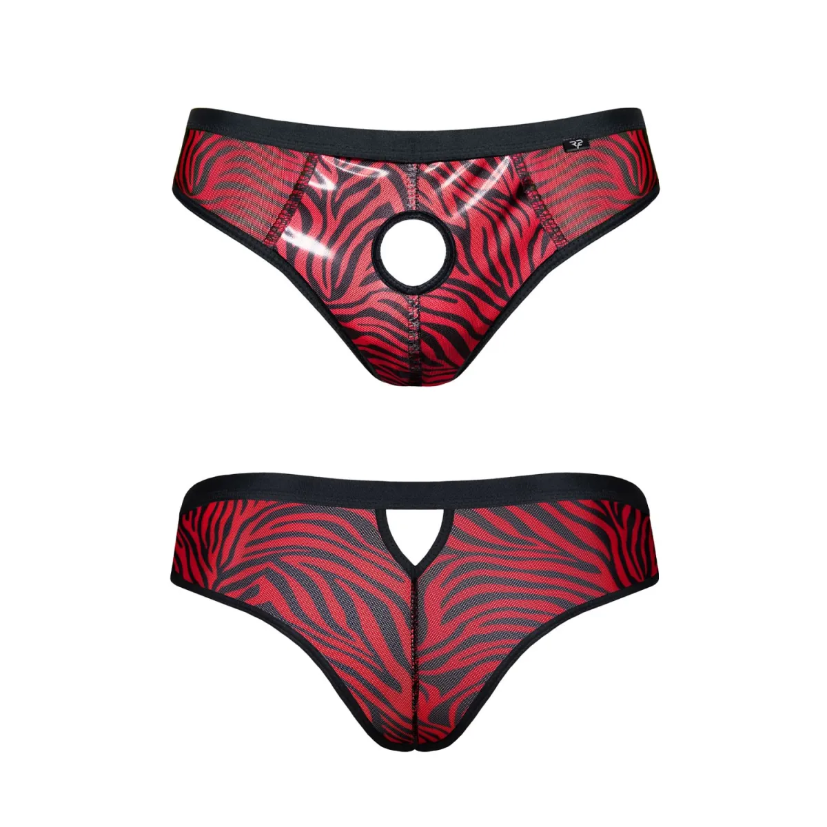 Netz-Slip REAndres001 schwarz/rot von RFP Razor’s Edge Kollektion | Fesselliebe.de