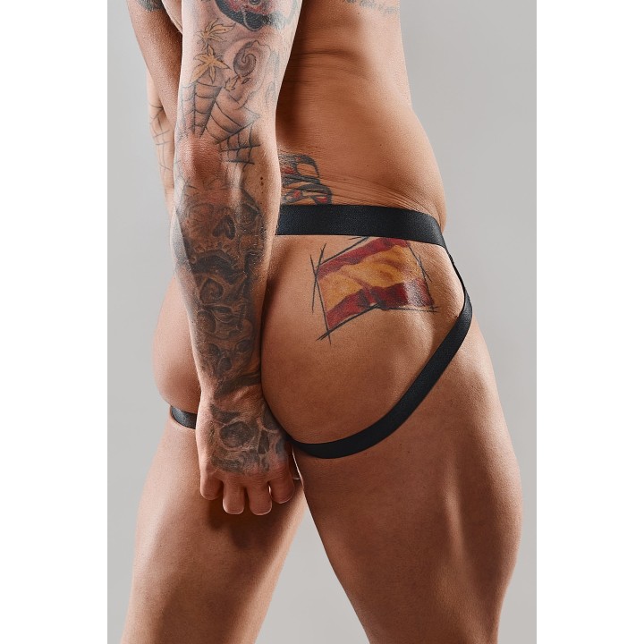 Jock Strap REPatrick001 schwarz/rot von RFP Razor’s Edge Kollektion | Fesselliebe.de