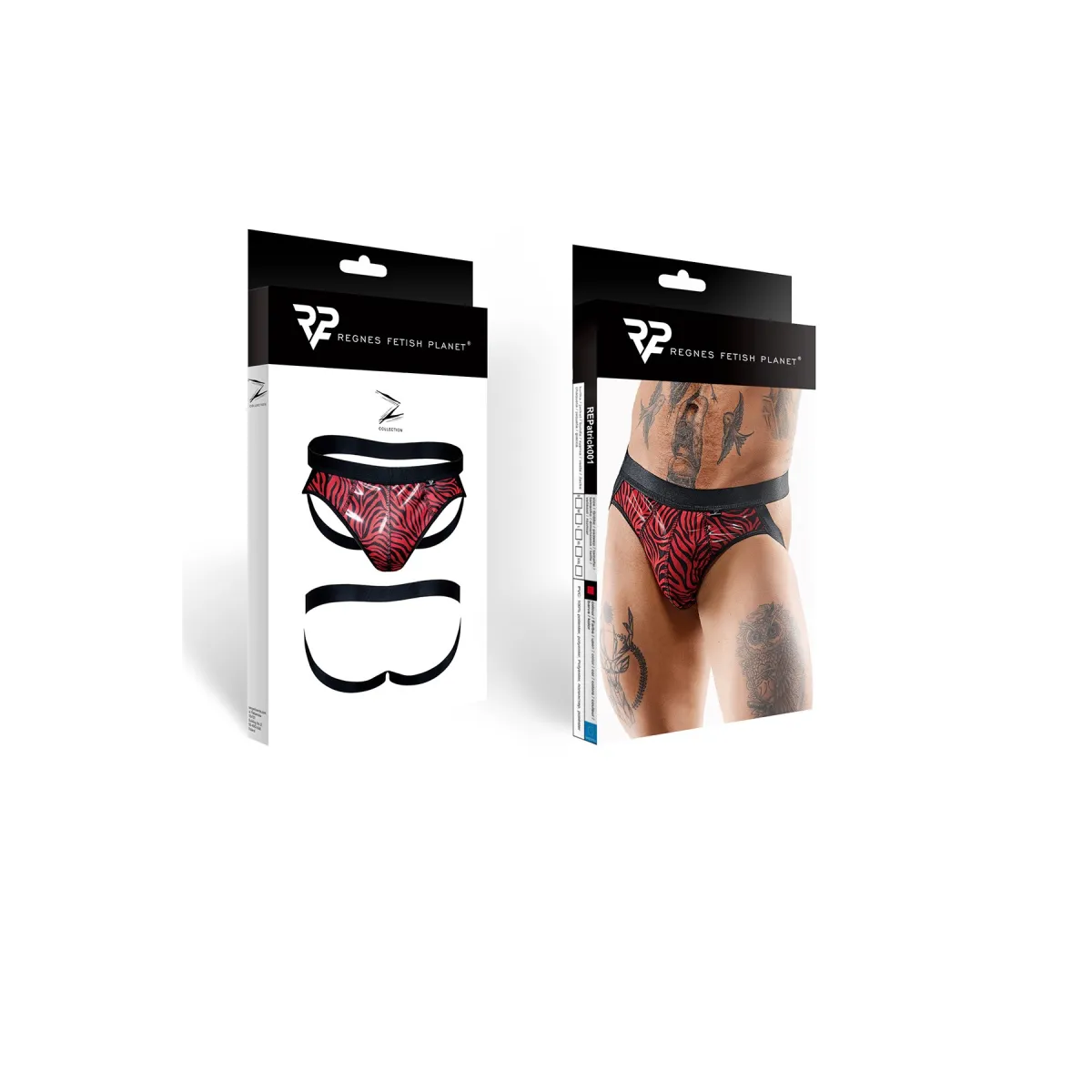 Jock Strap REPatrick001 schwarz/rot von RFP Razor’s Edge Kollektion | Fesselliebe.de