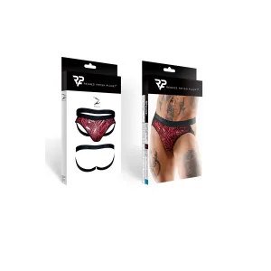 Jock Strap REPatrick001 schwarz/rot von RFP Razor’s Edge Kollektion