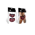 Netz-Slip REFranco001 schwarz/rot von RFP Razor’s Edge Kollektion