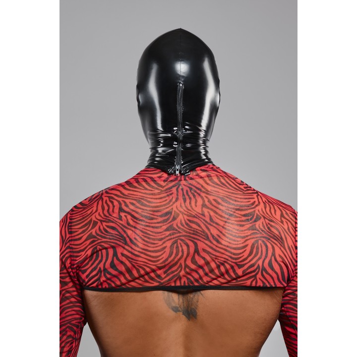 Maske REMaskblack002 schwarz/rot von RFP Razor’s Edge Kollektion | Fesselliebe.de