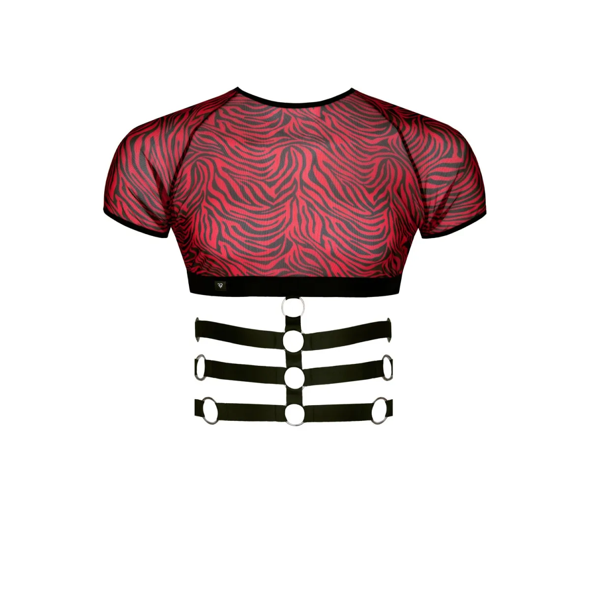 Harness T-Shirt RERodrigo001 schwarz/rot von RFP Razor’s Edge Kollektion | Fesselliebe.de
