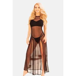 Schwarzes Nachtkleid KA922448 von Kalimo