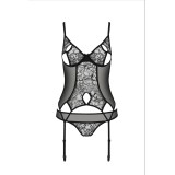 Schwarzes Corset PA596615 von Passion | Fesselliebe.de
