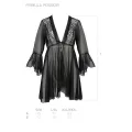 Schwarzes Peignoir PA596618 von Passion
