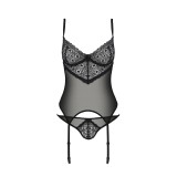 Schwarzes Corset PA596657 von Passion | Fesselliebe.de