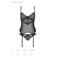 Schwarzes Corset PA596657 von Passion