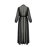 Schwarzes Peignoir PA596660 von Passion | Fesselliebe.de
