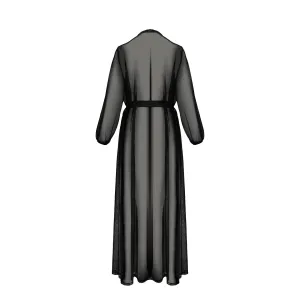 Schwarzes Peignoir PA596660 von Passion
