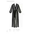 Schwarzes Peignoir PA596660 von Passion