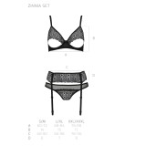 Schwarzes 3-teilges Set PA596663 von Passion | Fesselliebe.de