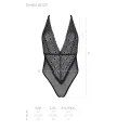 Schwarzer Damenbody PA596651 von Passion