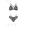 Schwarzes 2-teilges Set PA596648 von Passion