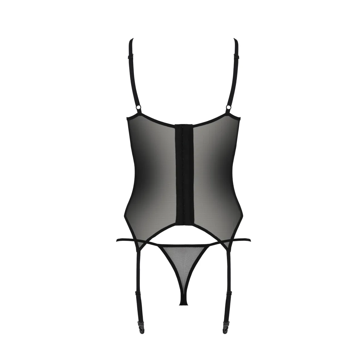 Schwarzes Corset PA596645 von Passion | Fesselliebe.de
