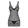 853-CHE-1 Chemise schwarz von Obsessive