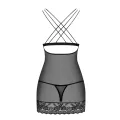 854-CHE-1 Chemise schwarz von Obsessive