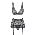 856-SEG-1 3-teilges Set schwarz von Obsessive