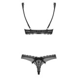 856-SET-1 2-teilges Set schwarz con Obsessive | Fesselliebe.de