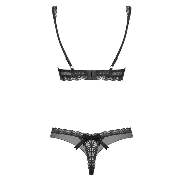 856-SET-1 2-teilges Set schwarz con Obsessive | Fesselliebe.de