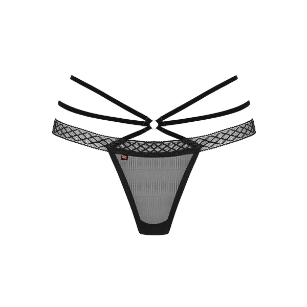 855-THO-1 String schwarz von Obsessive | Fesselliebe.de