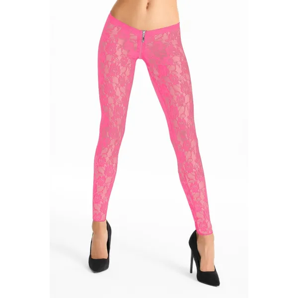 Pinke Spitzen Leggings LG008 von 7-Heaven | Fesselliebe.de