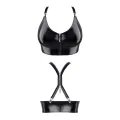 Schwarzes Damen-Top TDEike001 von Demoniq Total Domination Collection