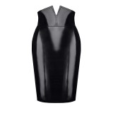 Schwarzer Damen-Rock TDFinija001 von Demoniq Total Domination Collection | Fesselliebe.de