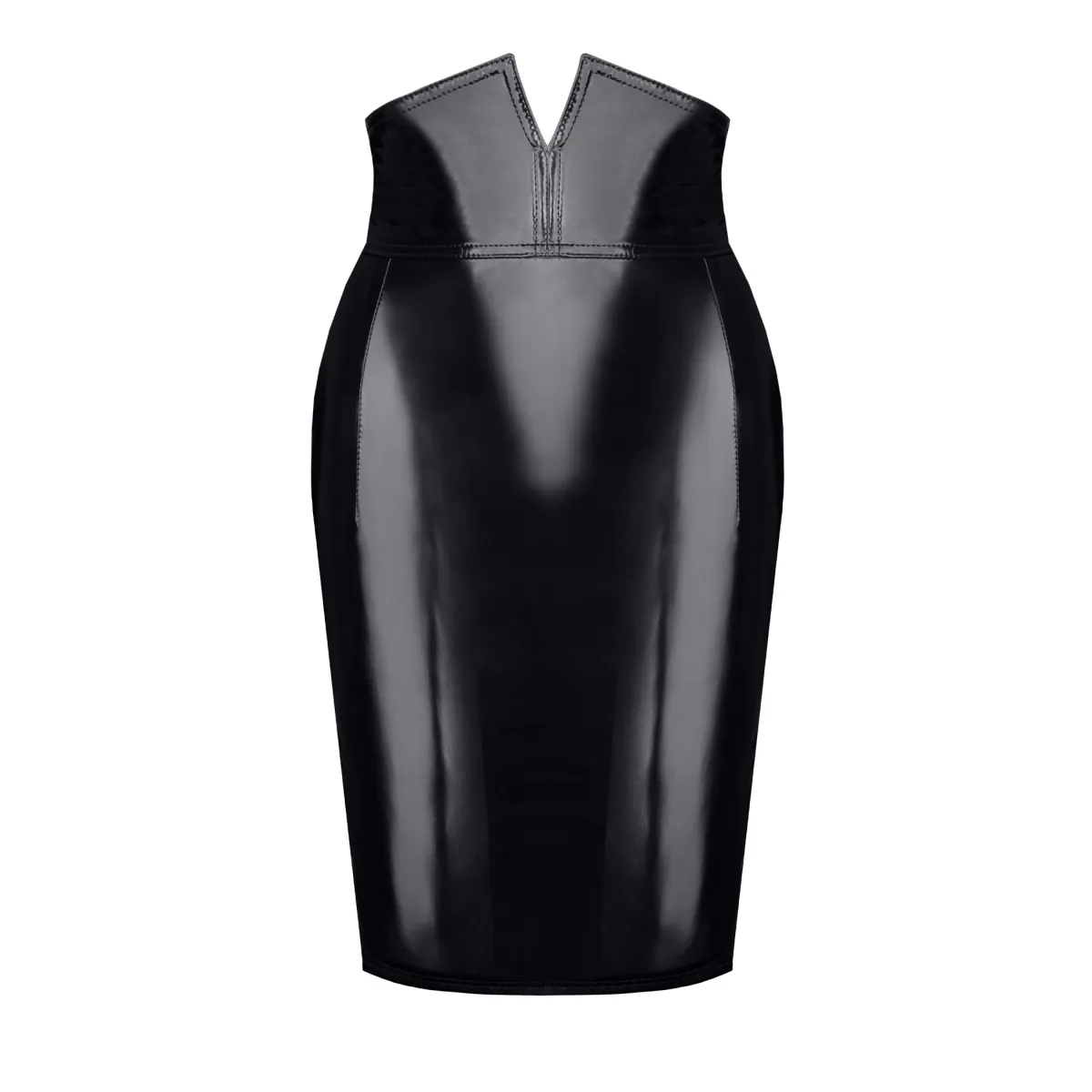 Schwarzer Damen-Rock TDFinija001 von Demoniq Total Domination Collection | Fesselliebe.de