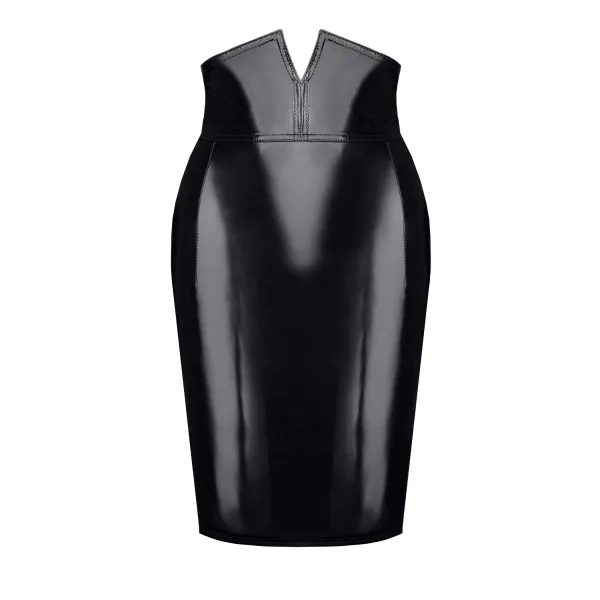 Schwarzer Damen-Rock TDFinija001 von Demoniq Total Domination Collection | Fesselliebe.de